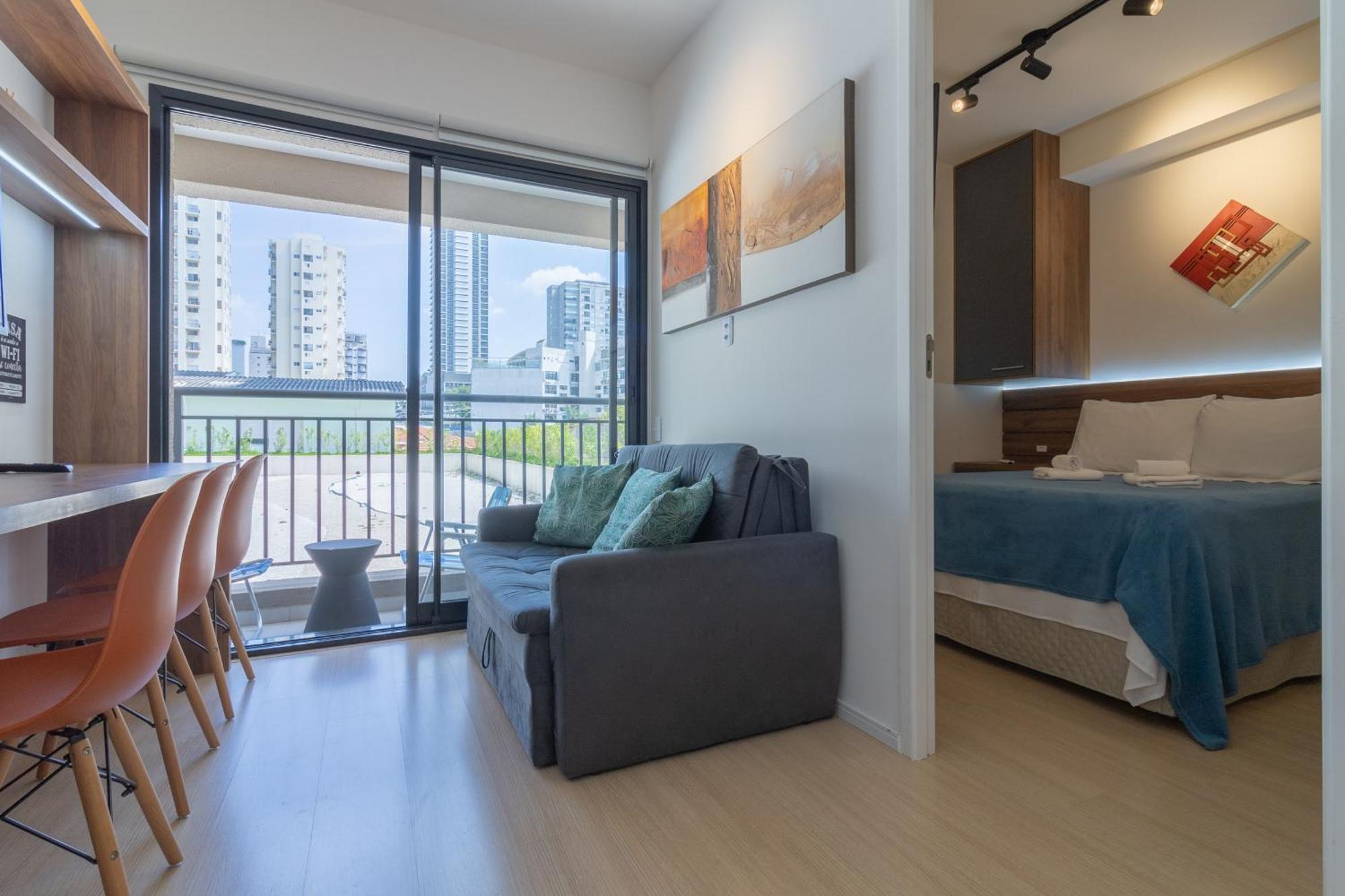 Apartment Flat Com Quarto Separado E Varanda A 200M Do Metro Vila Madalena Sao Paulo
