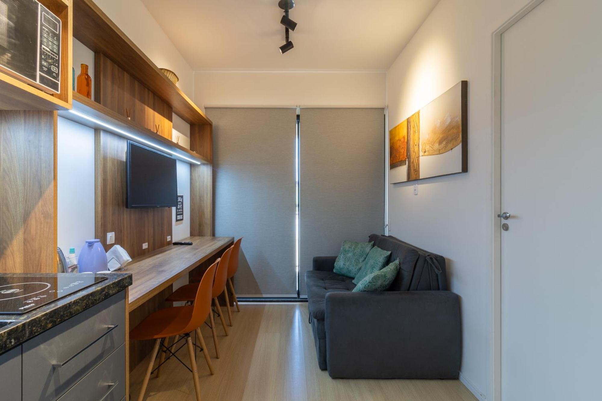 Flat Com Quarto Separado E Varanda A 200M Do Metro Vila Madalena Apartamento São Paulo